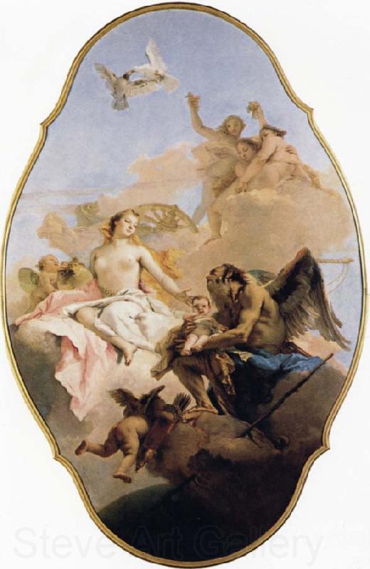 Giambattista Tiepolo Recreation by our Gallery Norge oil painting art